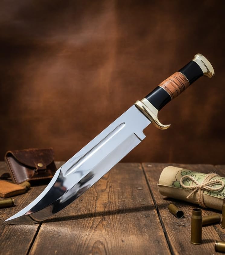 d2 bowie knife 18 inch large crocodile dundee with sheath mega blades d2 bowie knife 18 inch large crocodile dundee with sheath mega blades