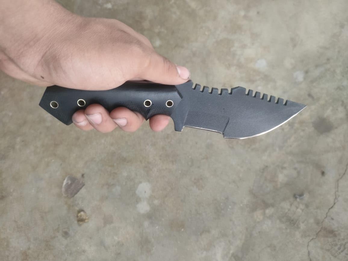 d2 18 inches crocodile dundee bowie knife with horn handle mega blades d2 18 inches crocodile dundee bowie knife with horn handle mega blades