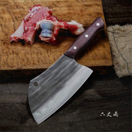 handmade kitchen knife – hunters serbian chef cleaver knife mega blades