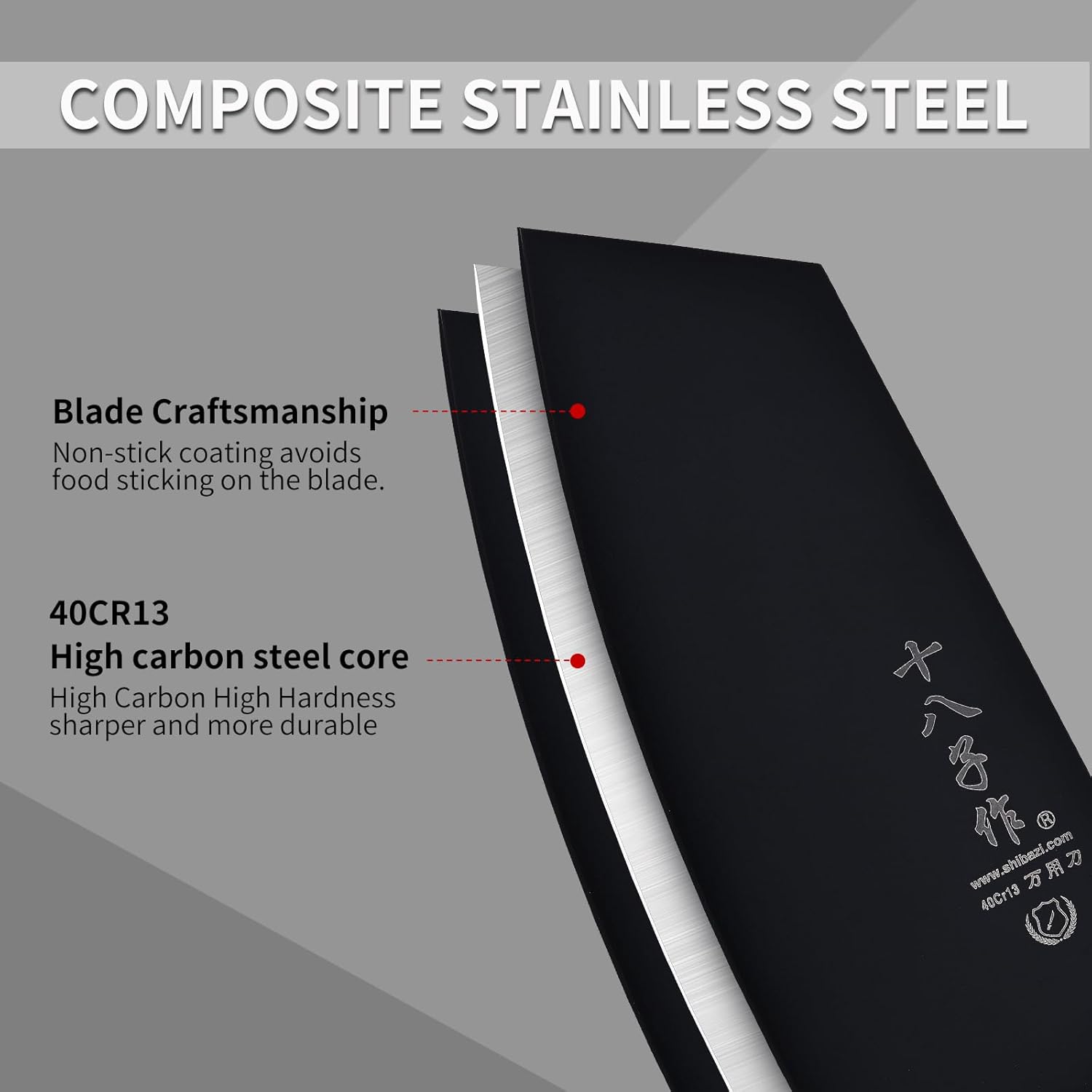 shi ba zi zuo meat cleaver knife high carbon stainless steel mega blades shi ba zi zuo meat cleaver knife high carbon stainless steel mega blades