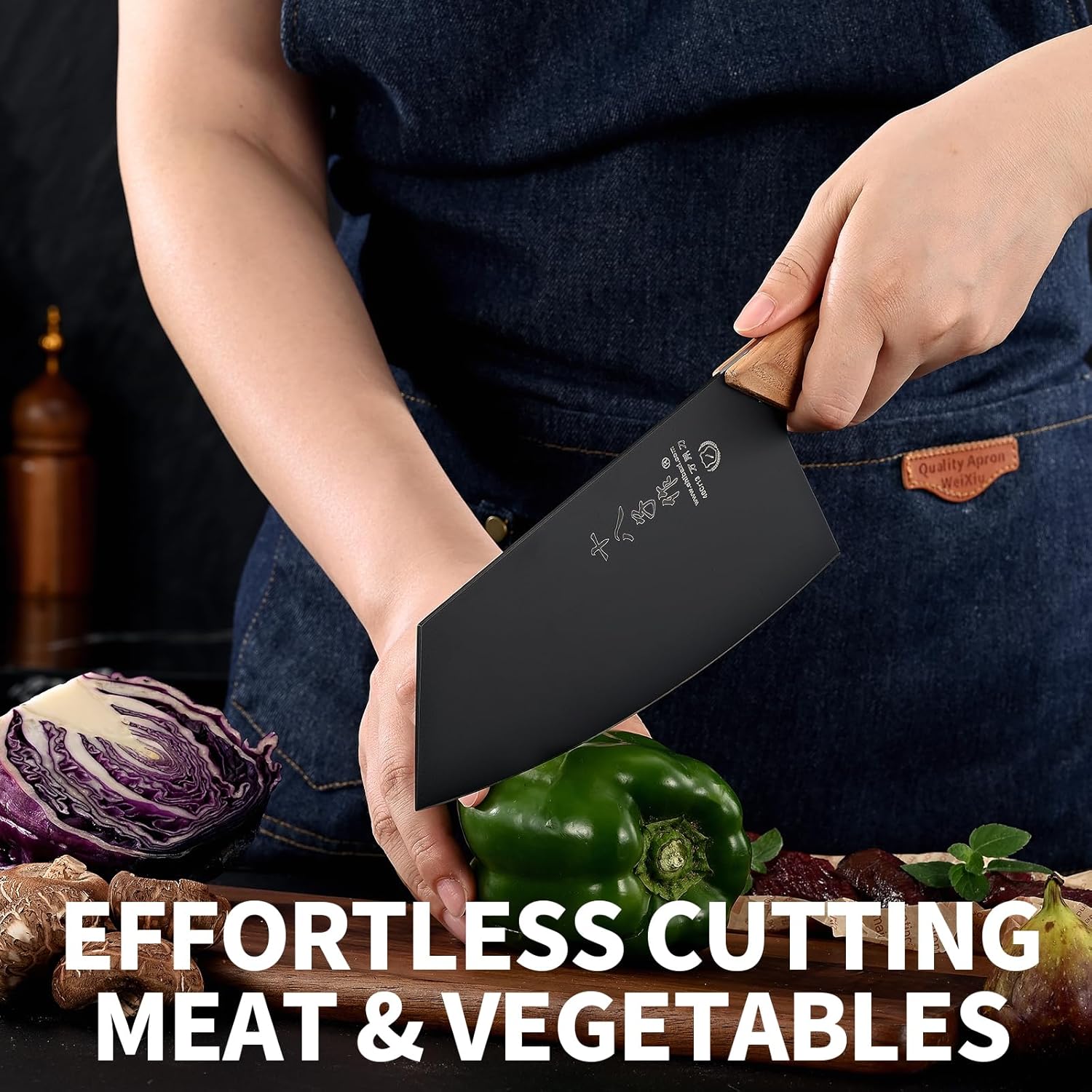 shi ba zi zuo meat cleaver knife high carbon stainless steel mega blades shi ba zi zuo meat cleaver knife high carbon stainless steel mega blades