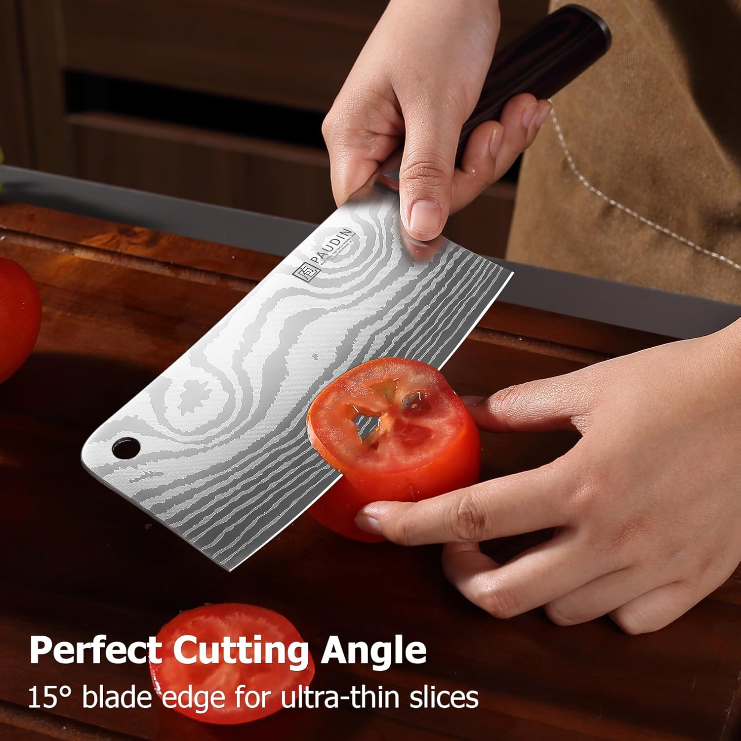 paudin meat cleaver knife 7 inch high carbon stainless steel mega blades paudin meat cleaver knife 7 inch high carbon stainless steel mega blades