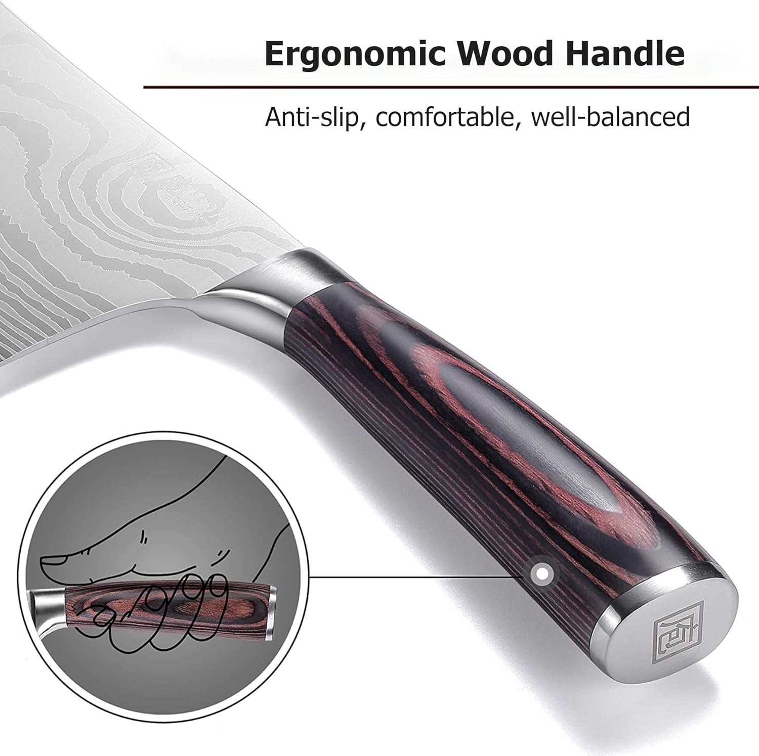 paudin meat cleaver knife 7 inch high carbon stainless steel mega blades paudin meat cleaver knife 7 inch high carbon stainless steel mega blades