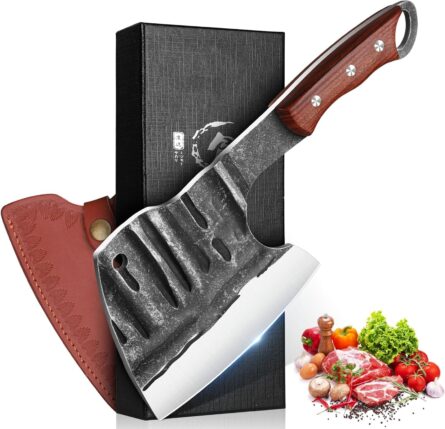 dream reach meat bone cleaver handmade heavy duty kitchen knife mega blades