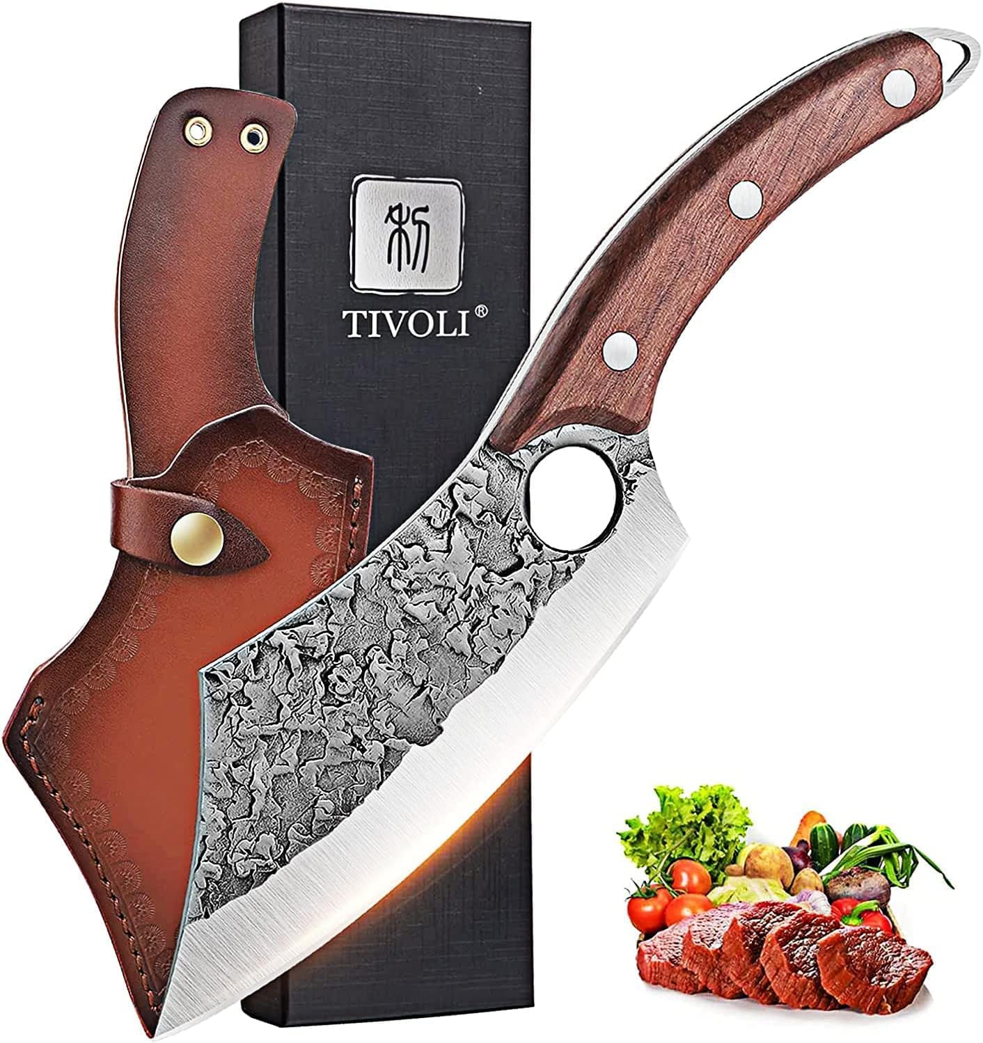 tivoli meat cleaver knife – hand forged high carbon steel mega blades tivoli meat cleaver knife – hand forged high carbon steel mega blades