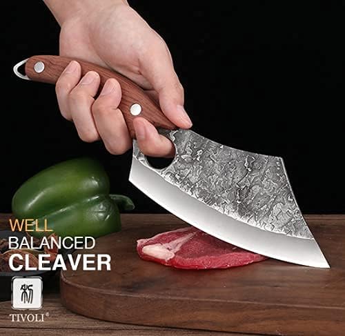 tivoli meat cleaver knife – hand forged high carbon steel mega blades tivoli meat cleaver knife – hand forged high carbon steel mega blades