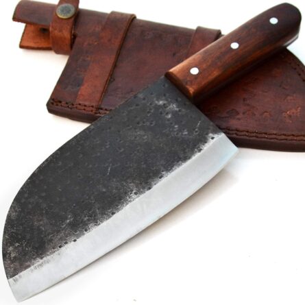 pal 2000 knives handmade carbon steel cleaver knife 11.4 mega blades