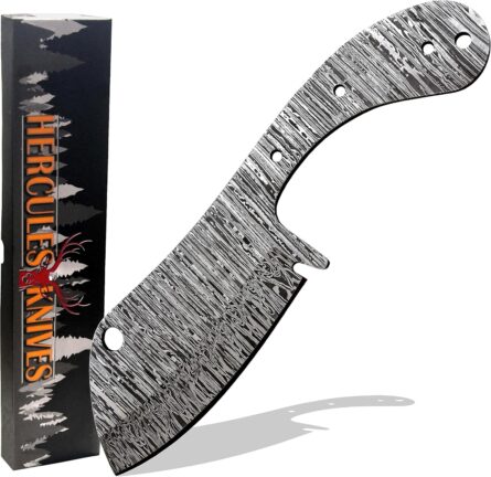 custom hand forged damascus steel cleaver knife 9 mega blades